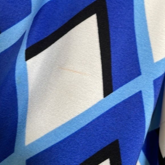 Eliza J Mixed Media Shift Boat Neck Long-Sleeve V Back Multicolor Dress Size 8 - Picture 8 of 11